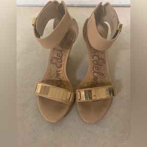 Sam Edelman Sophie Low Wedge Sandals Shoes